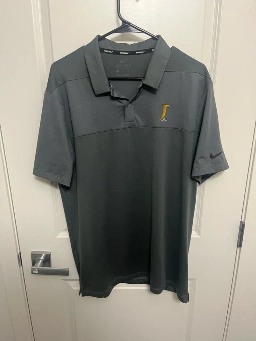 Nike Men's Gray Polo in size M